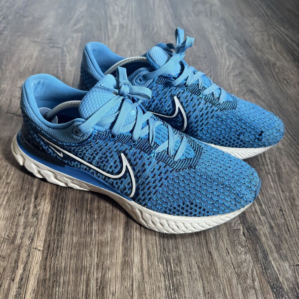 Nike React Infinity Run Flyknit 3 Mens Sz 12 Running Shoes Dutch Blue DH5392-400
